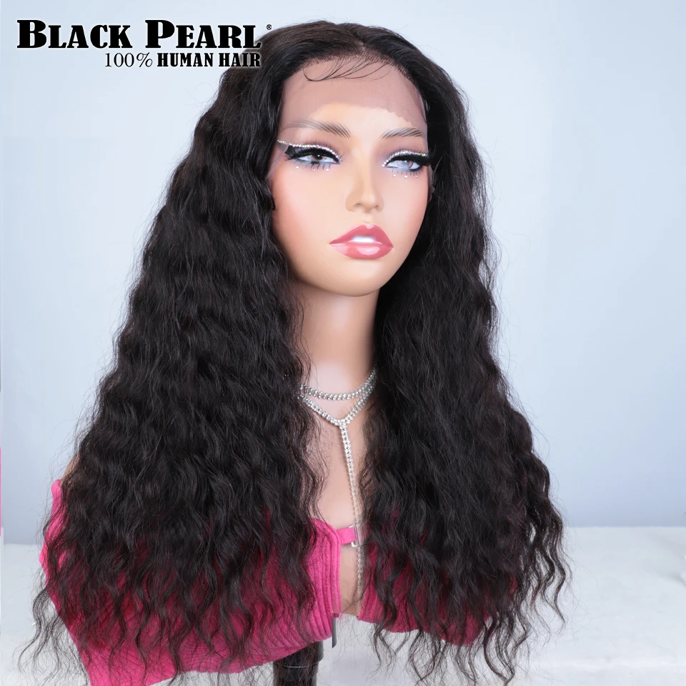 Deep Wave Lace Frontal Wig Hd Lace Front Wigs Brazilian Water Wave Loose Deep Wave Frontal Wig Brazilian Glueless Curly Lace Wig