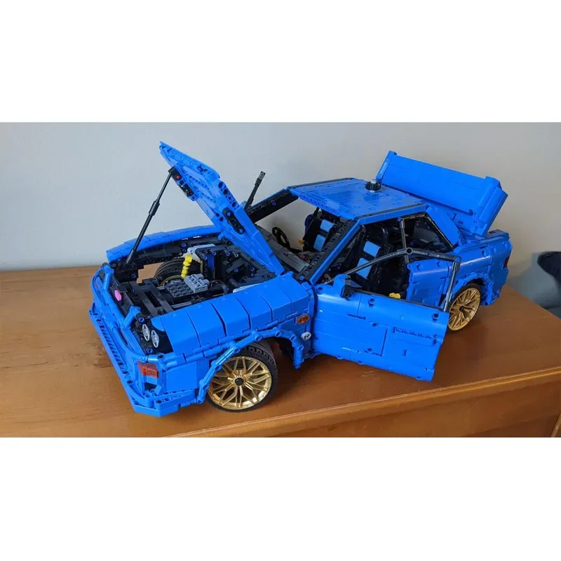 MOC-186820 Blue New 22B STiGT Supercar Building Block Model 4186 Parts MOC Creative Kids Adult Birthday Building Blocks Toy Gift