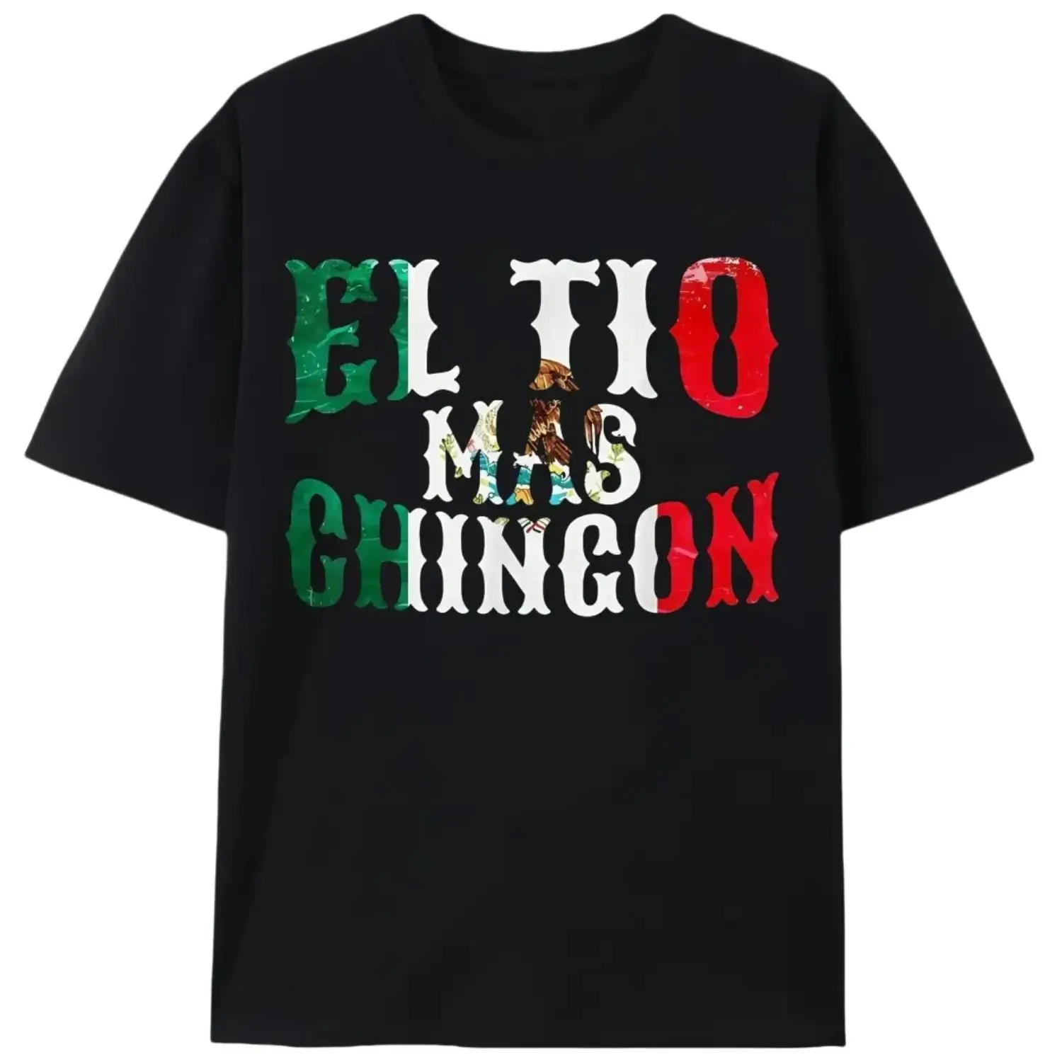El Tio Mas Chingon Men's Graphic Cotton T-shirt Unisex Mexican Heritage Casual Tee Summer Latino Family Gift