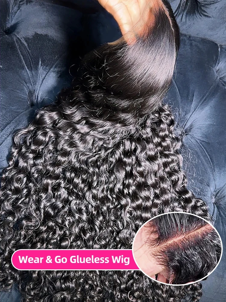 

30 40 Inch Deep Wave Glueless Wigs Human Hair Ready To Wear 5x5 Hd Lace Closure Wig Brazilian 13x6 Hd lace Frontal Wig For Women