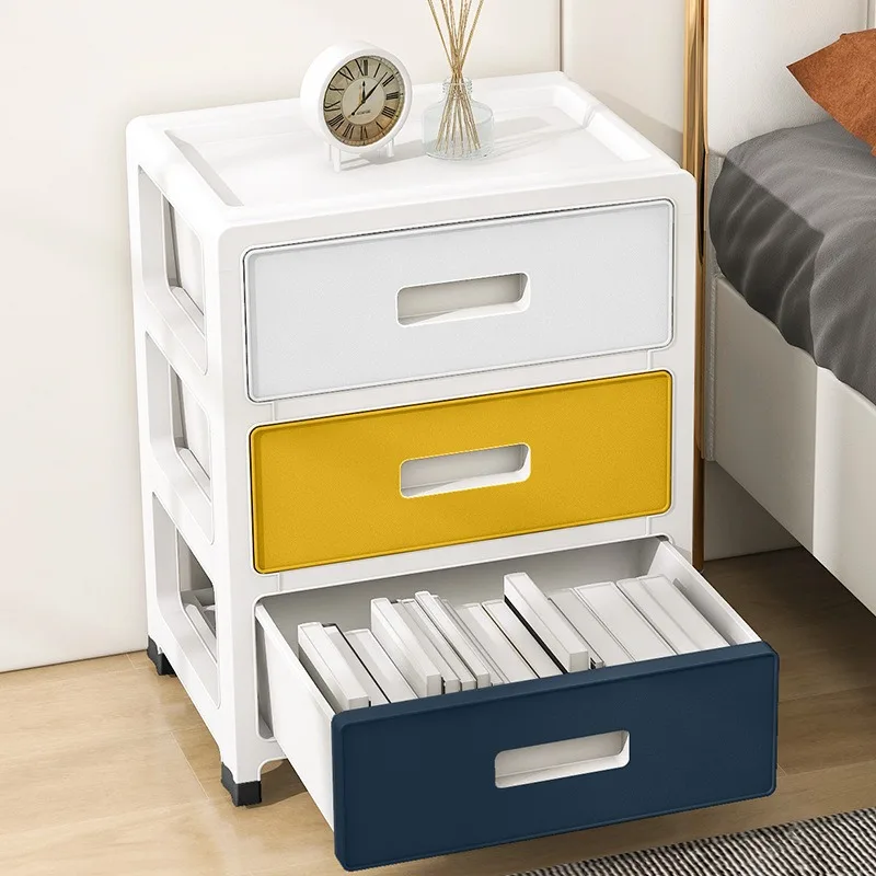 35cm Wide Living Room Drawer Cabinet Polychrome Living Room Cabinet Gap Storage Cabinet Bedside Table, 2/3/4/5/6 Layers