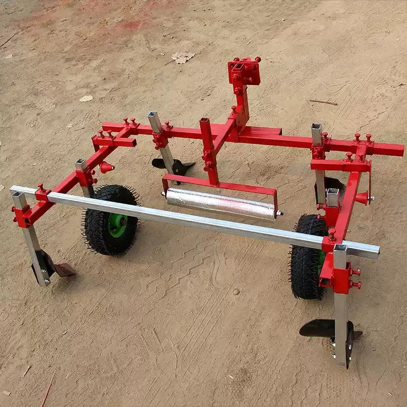 60CM-120CM Adjustable Width Mulching Machine - Film Laying Agricultural Machinery for Micro-tiller | Plastic Film Covering Tool