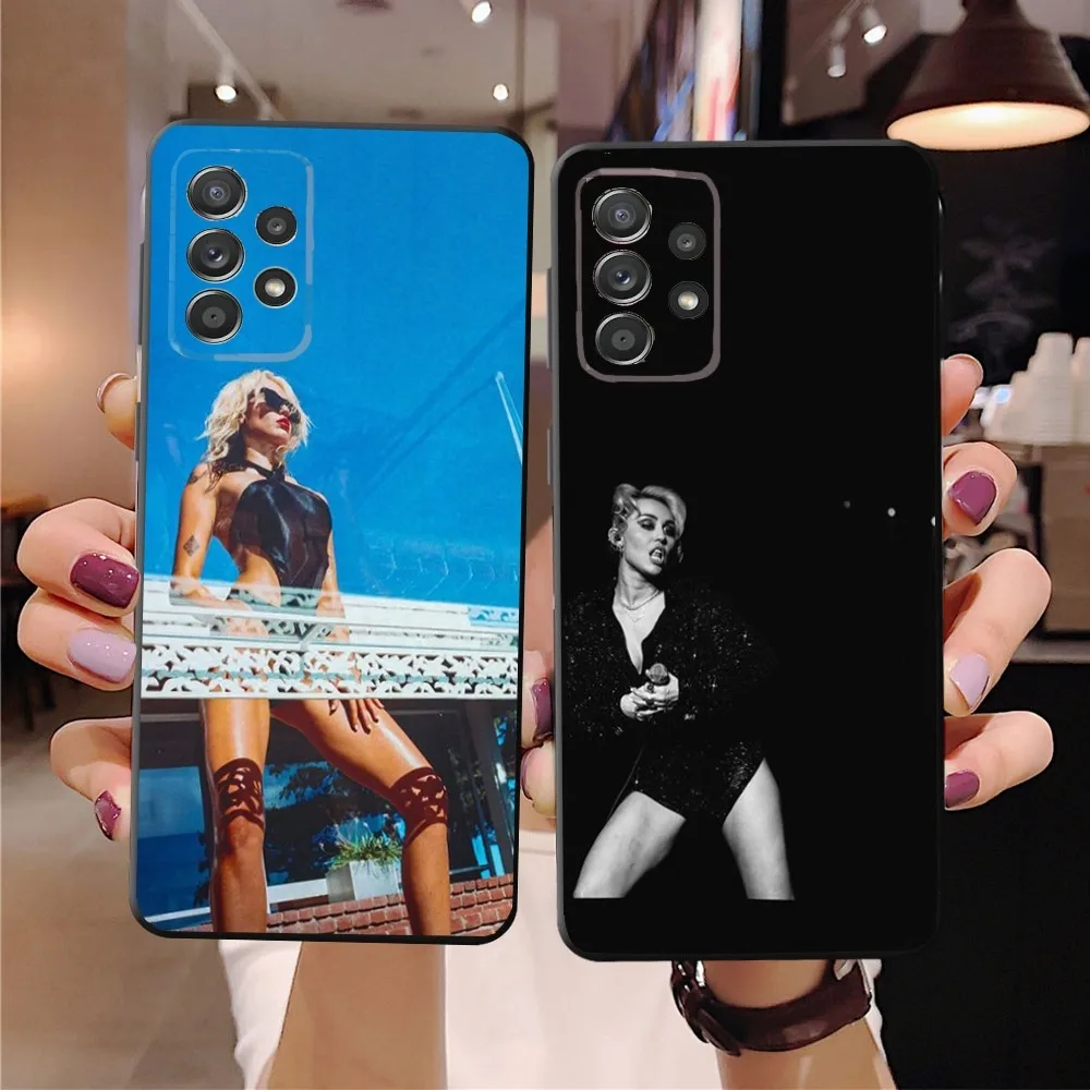 Singer M-Miley Cyrus-S  Phone Case For SamsungS24,23,22,21,S20 Ultra Pro 10,S30Plus,S9,20lite Ultra Black Cover