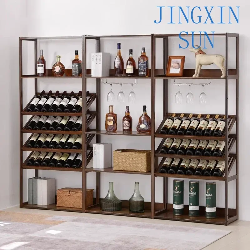 Soporte para botellas de licor, gabinetes para vino, estante de cocina, Buffet, estante Industrial para vino al por menor, bodega, muebles tradicionales de Adega Barzinho