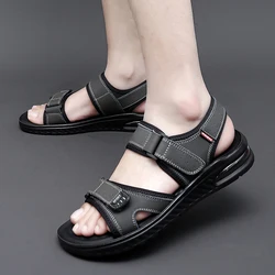 Fashion trend men's sandals air cushion casual sports outdoor beach shoes soft and comfortable breathable men's sandals