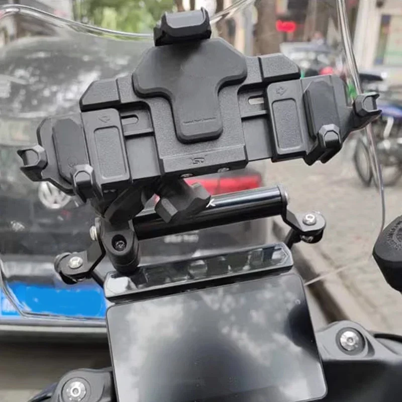Motorcycle Modified Mobile Phone Holder Rod Navigation Bracket Expansion Crossbar For QJMOTOR QJ Moto ATR160 160ATR ATR-160