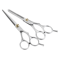 ROSENICE 2pcs Salon Professional Barber Hair Cutting Thinning Scissors Shears Hairdressing Set Barber scissors