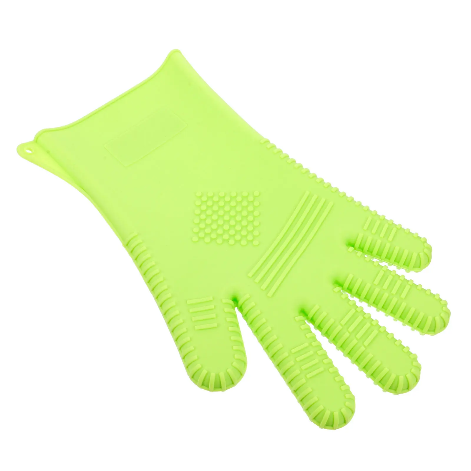 

Heat Resistant Silicone Gloves Large Size Thickened Raised Dot Anti-Slip Heat Glove for Hair Styling Cooking Barbecue Grill Oven