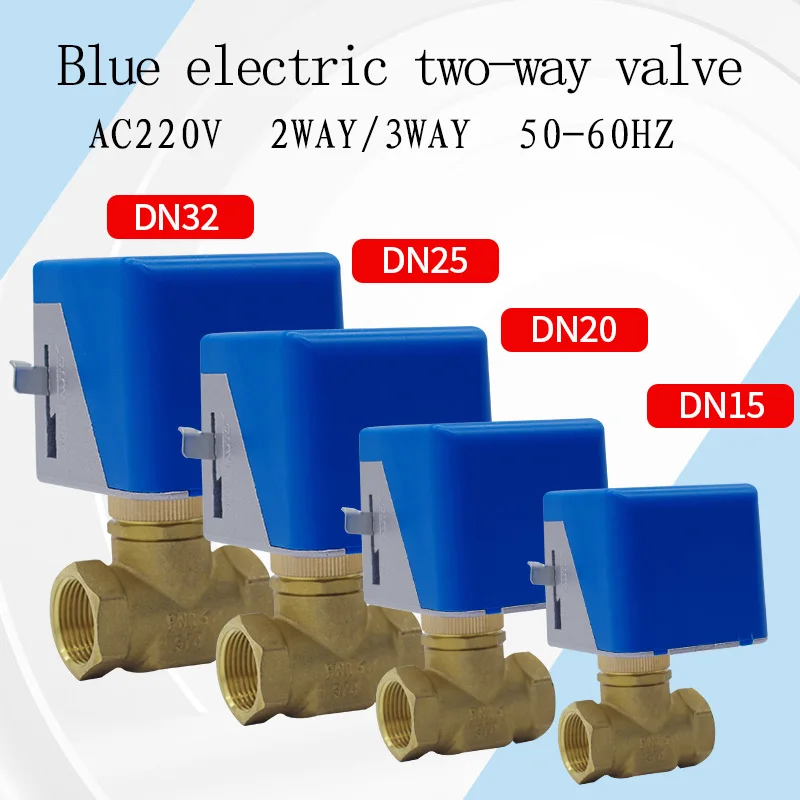 Electric2way valveDN20 3/4″ water valve air conditioning valve fan coil solenoid valveVA7010-8503 garden irrigate Pipeline valve