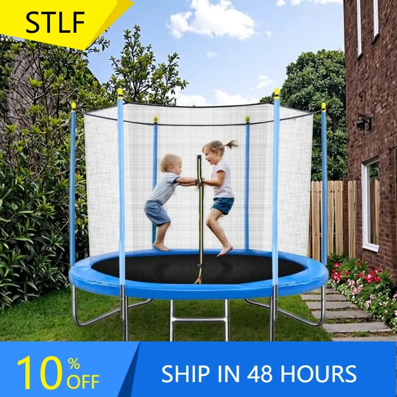 Trampolín Grande YTYIN para Niños, Equipo de Parque de Trampolines al Aire Libre, Trampolín Comercial de Fitness para Interiores, para Niños o Adultos, Combo de Salto