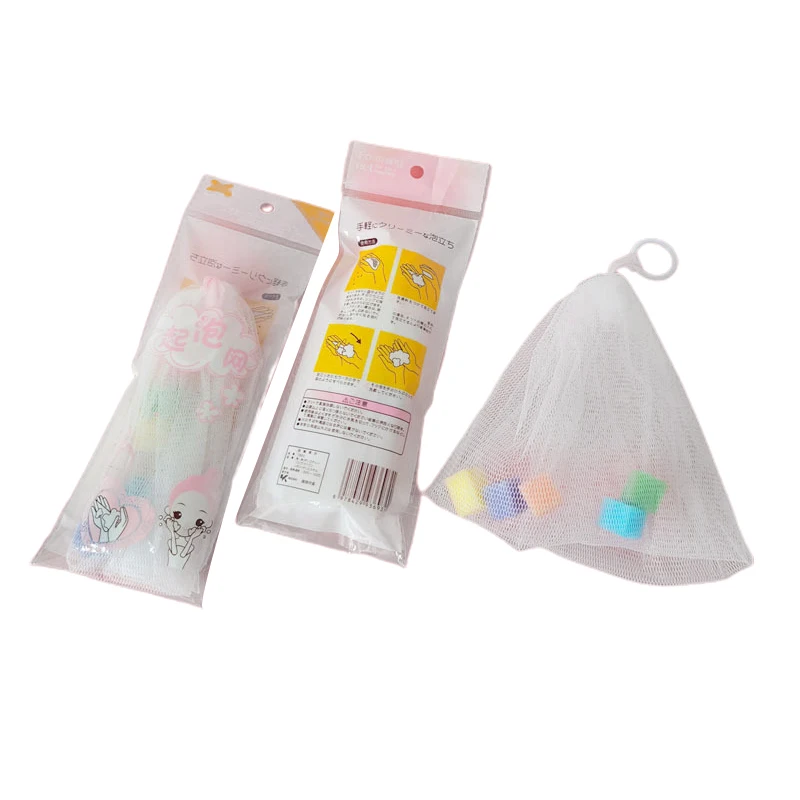 2/4/6PCS Cleanser Handmade Soap Foaming Mesh Antibacterial Cleansing Mesh Delicate Foaming Face Wash Facial Care Tool