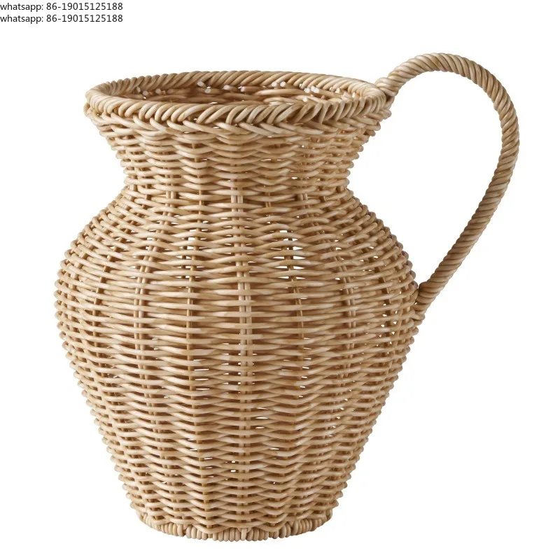 High quality daily necessities, artificial rattan pots and vases for home and garden use