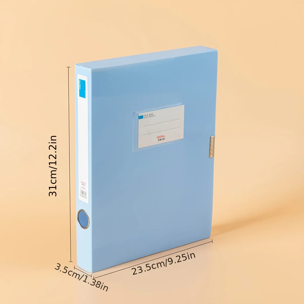 Colorful Plastic Document Box A4 Paper Organizer File Box Dustproof Office File Storage Document Organizer Filing Boxes