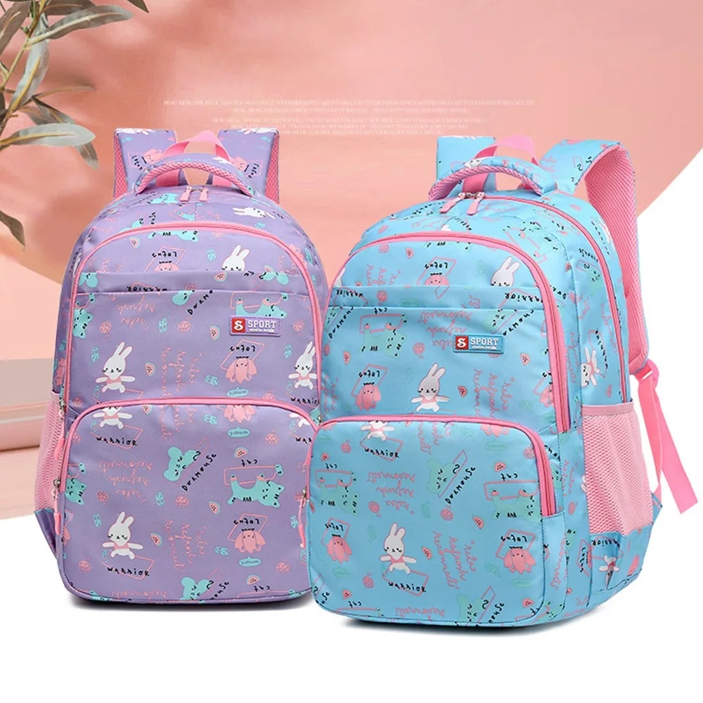 New Large Capacity Backpack Fashionable and Versatile Primary School Girls\' School Bag Sweet Cute Lightweight Casual Backpack