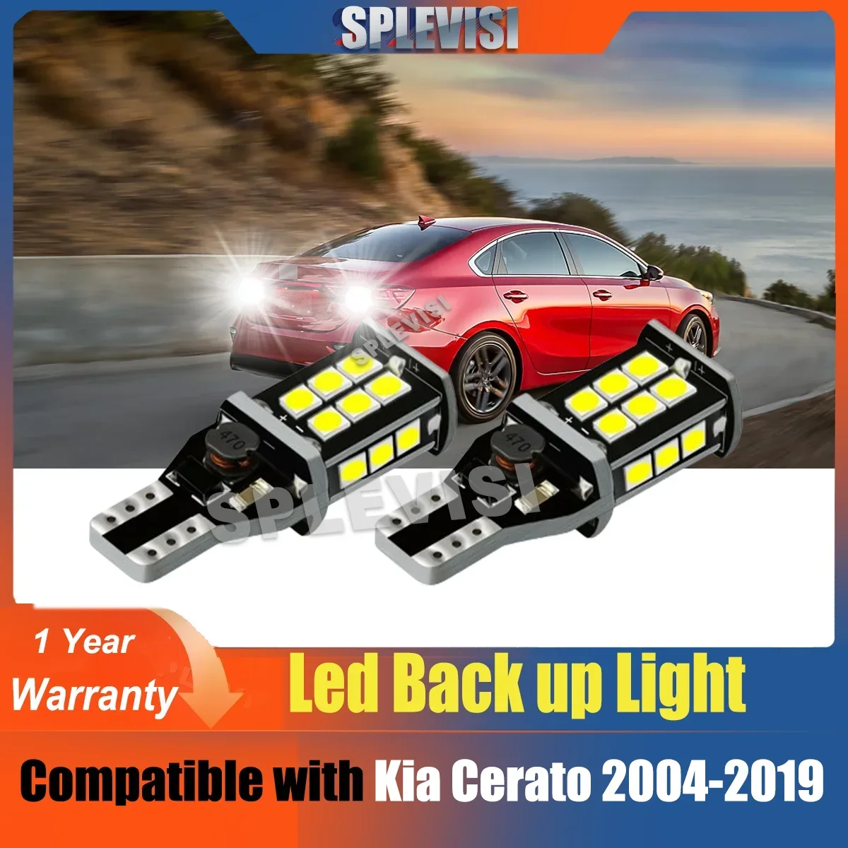 

2x LED Reverse Light Accessories Backup Lamp For Kia Cerato 2004-2019 2005 2009 2010 2011 2012 2013 2014 2015 2016 2017 2018