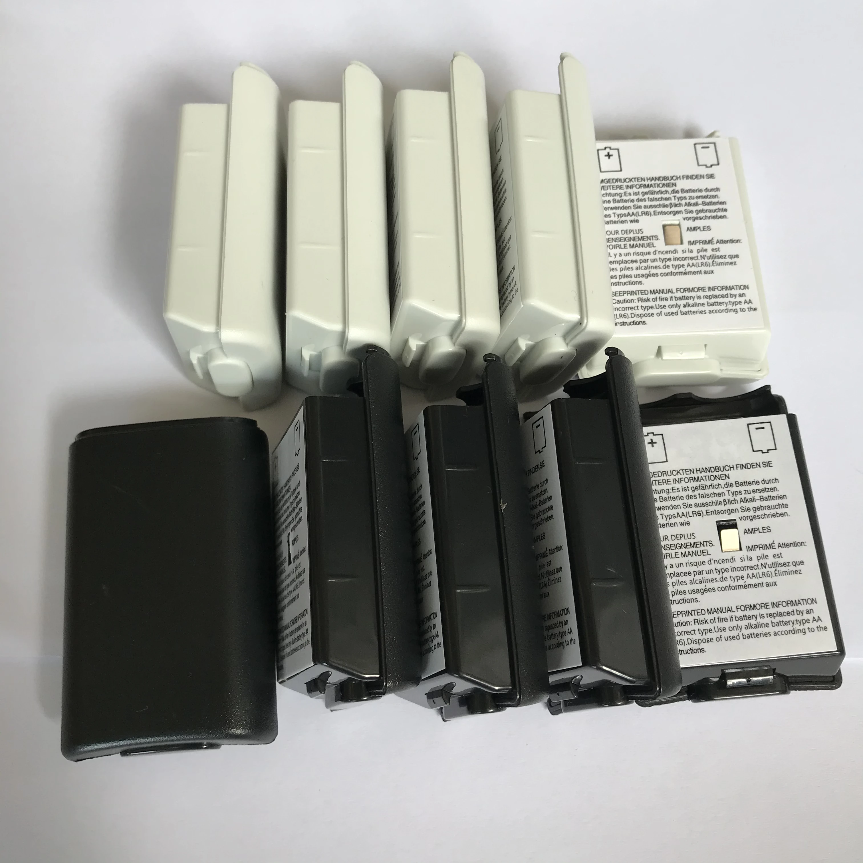 50pcs/lot Black White Battery Case for Xbox 360 Wireless Controller Rechargeable Battery Cover Door For Xbox 360 Controller