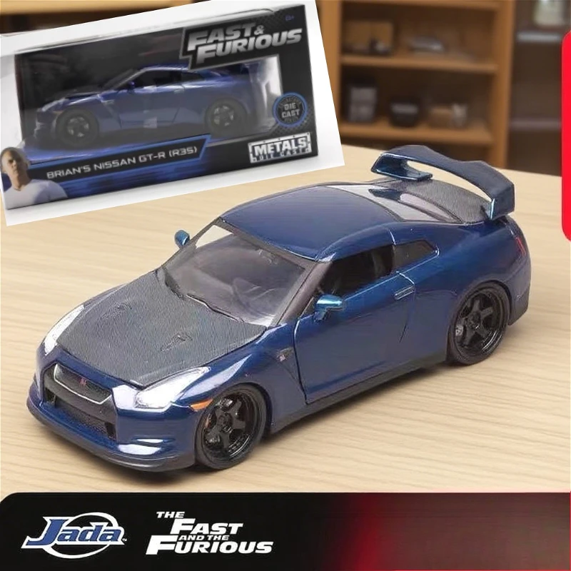 

Изготовленная на заказ модель GTR-R35 Roadster, статические декоративные коллекционные предметы, игрушки в подарок 1:24
