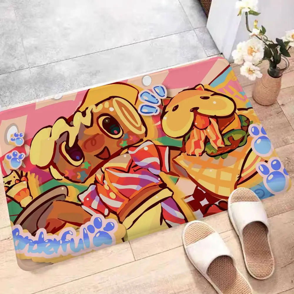 Animation game World D-Dandy S-World Kitchen Mat Kids Room Bedroom Decoration Balcony Anti-Slip Doormat Living Room Alfombra