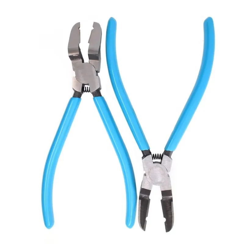 Multifunctional Diagonal Pliers Car Clip Pliers Car Rivet Tightening Pliers Wire Stripping Plier Staple Screwdriver Removal Tool