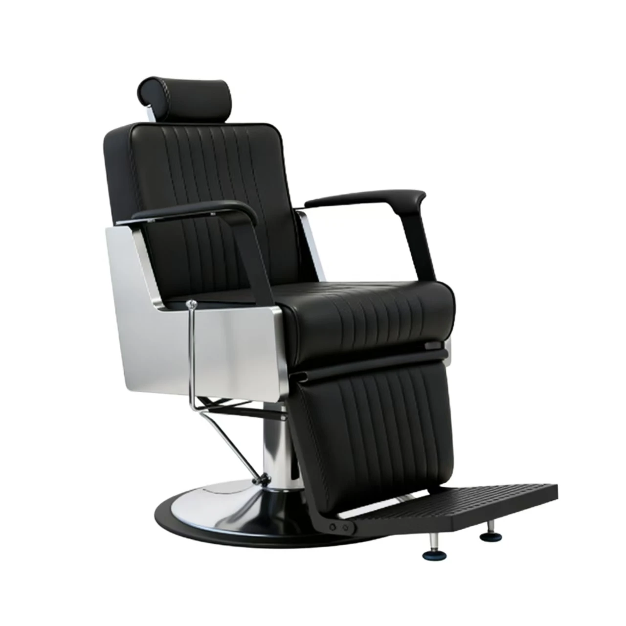 

@#DM 2026 NEW Modern Heavy Duty Reclining Barber Chair Hydraulic Pump 360 Degree Swivel Height Adjustable Barber Shop
