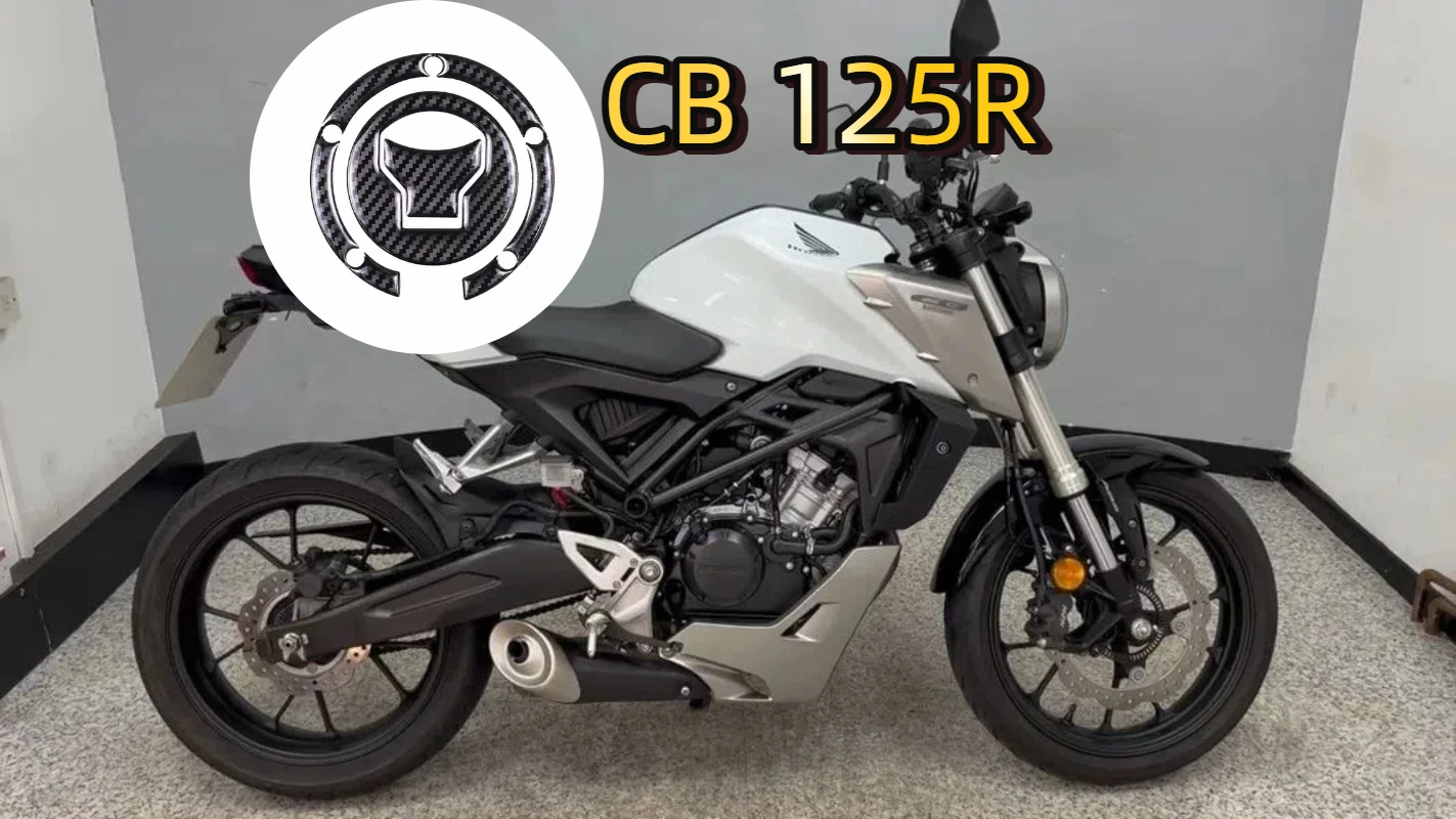 

Motorcycle Carbon Fiber Stickers Tank Gas Cap Pad Filler Cover Decals Parts For Honda CB 125R CB150R CB250R CB300R CB500X CB500F