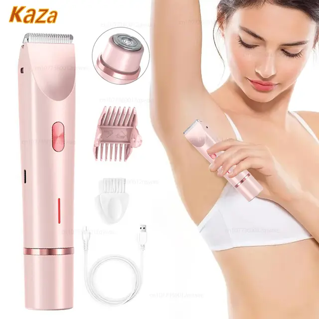 Electric Shaver for Woman Double Head Dual Purpose Female Razor Body