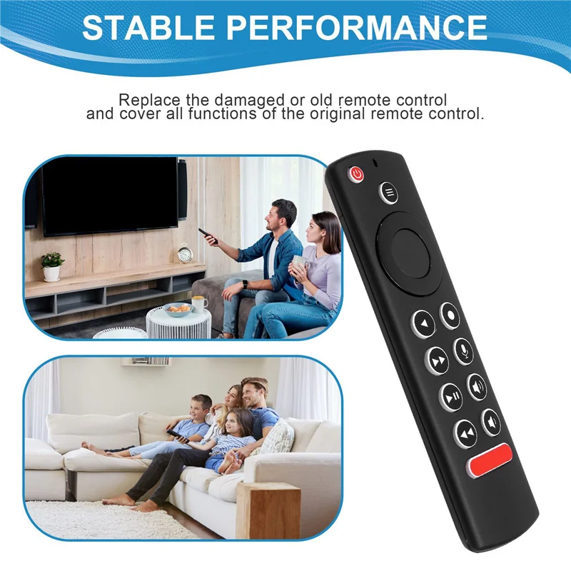 

【Sleek Design】2X TV Voice Remote Controller For Shield TV Pro 2015 2017 2019 TV Cube Stb Remote Control With Voice Functi