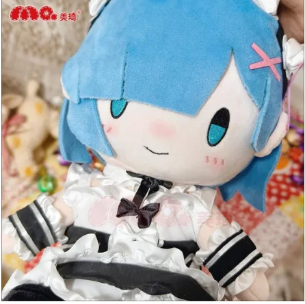 Figura de Anime Re:ZERO - Comenzando una Vida en Otro Mundo, Linda Figura de Dibujos Animados con Ropa, Peluche, Regalo de Navidad
