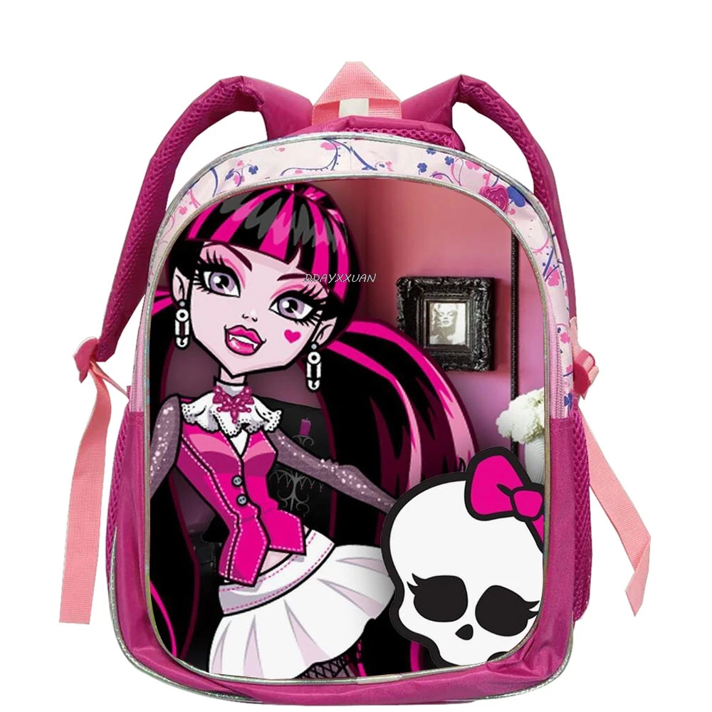 Monster High Cartoon Baby Boys zaini piccoli stampa Hero Spiderman Kids School Bags per bambini zainetto