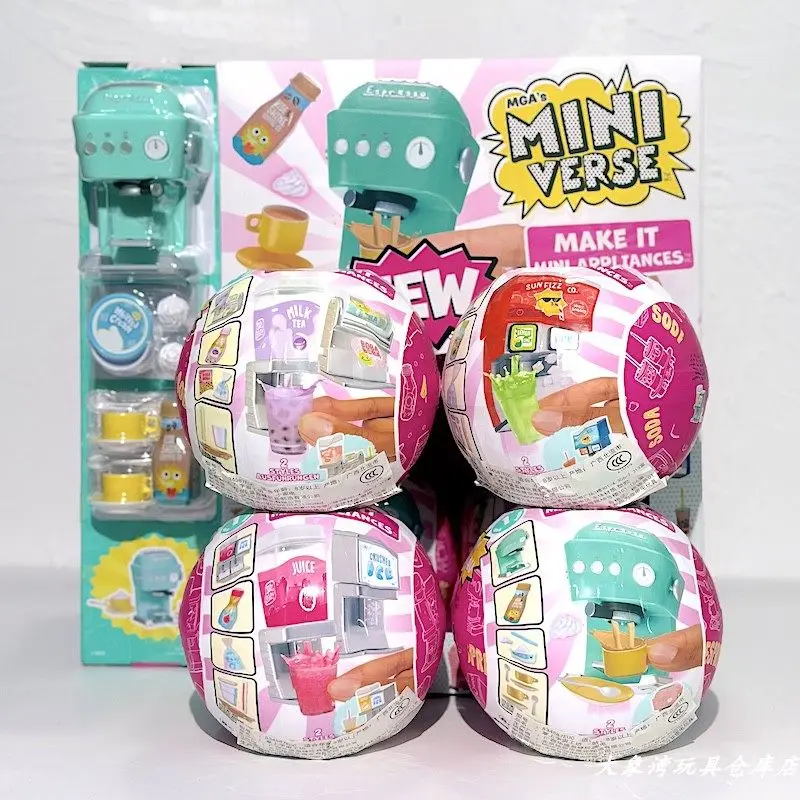 

MGA Mini Verse Make It Mini Appliances: Коллекционные фигурки-сюрпризы в шарах, игрушки-модели, аниме-фигурки, украшения