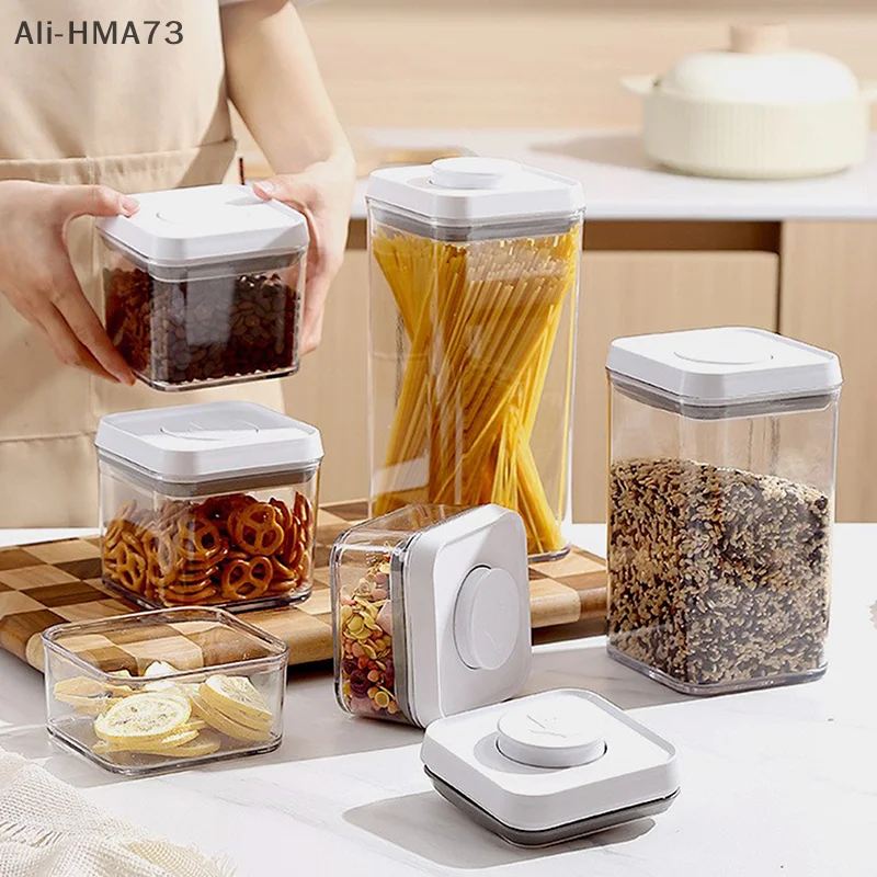

CCA83-Press-Type Vacuum-Sealed Food-Grade Storage Container Kitchen Storage Container Coffee Bean And Grain Storage Container