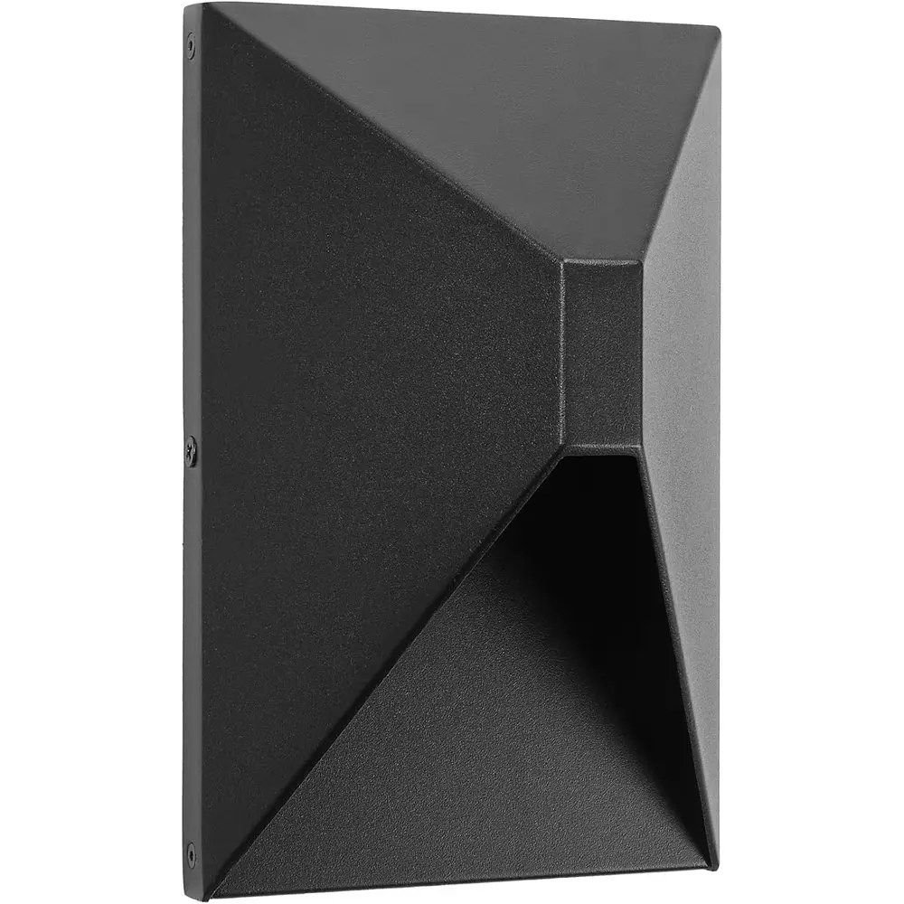 

LED Outdoor Porch Light, Black Sconce - 650 Lumens, 5 CCT 2700K/3000K/3500K/4000K/5000K, ern Exterior Patio Wall Wash Sconce, Ex