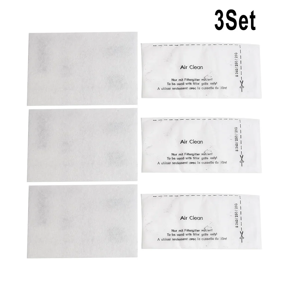 For Miele Motor Filter Replacement SF-SAC 20 SF-SAC 30 Set Of 6 Spare Parts Super Air Clean Filter S5000 Vacuum Cleaner 3944711