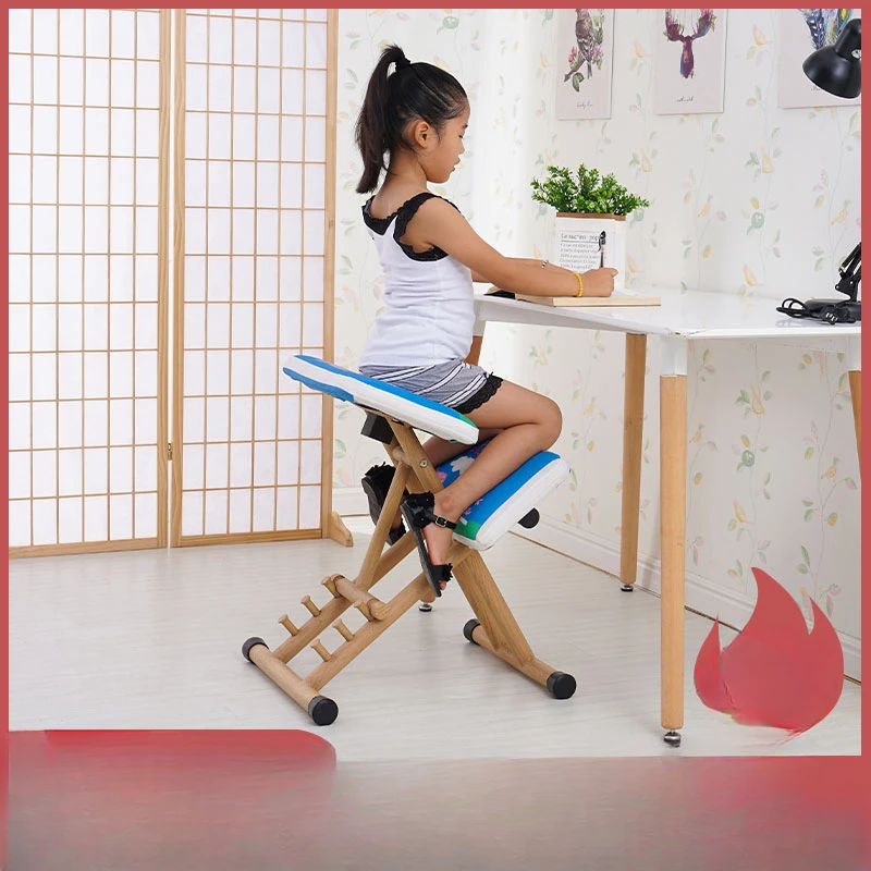 Corrected sitting posture chair, anti hunchback student and child learning chair