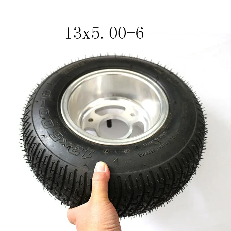 13x5.00-6 inch Tubeless Tyre Tire For ATV QUAD Bike Gokart Scooter mini Buggy Mower 13X5.00-6