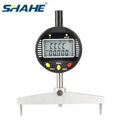 SHAHE High Accuracy Digital Radius Gauge Digital Multi-indicators Radius Indicator With 5 Changeable Measuring Jaw