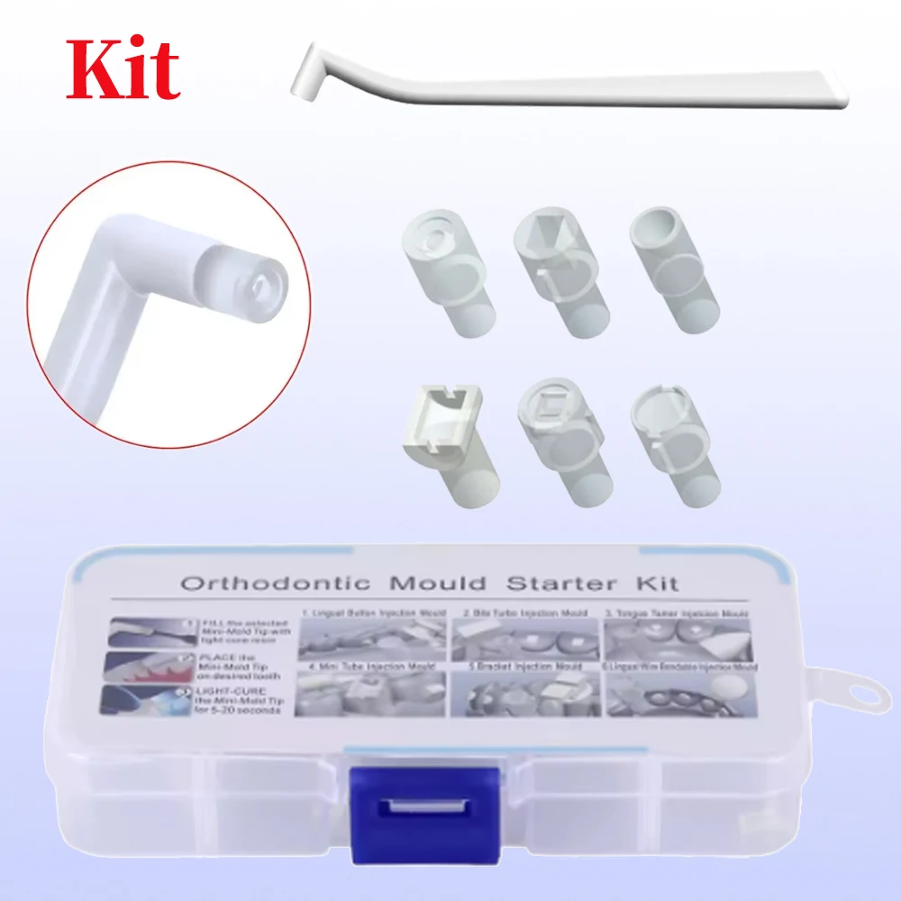 

1 комплект, стоматологическая светоотверждаемая смола, ортодонтическая форма, стартовый набор для стоматологической клиники
