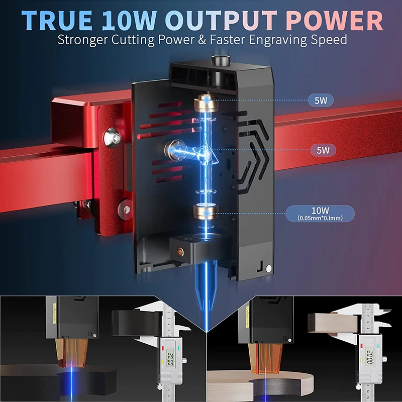Ortur Laser Master 3 Lase Engraving Cutting Machine DIY Jewelry Metal Marker Engraver Wood Cutter With Rotary Roller