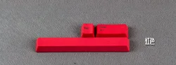 PBT keycap set red spacebar 6.25u enter esc cherry mx mechanical keyboard Cherry Dyesub Printing