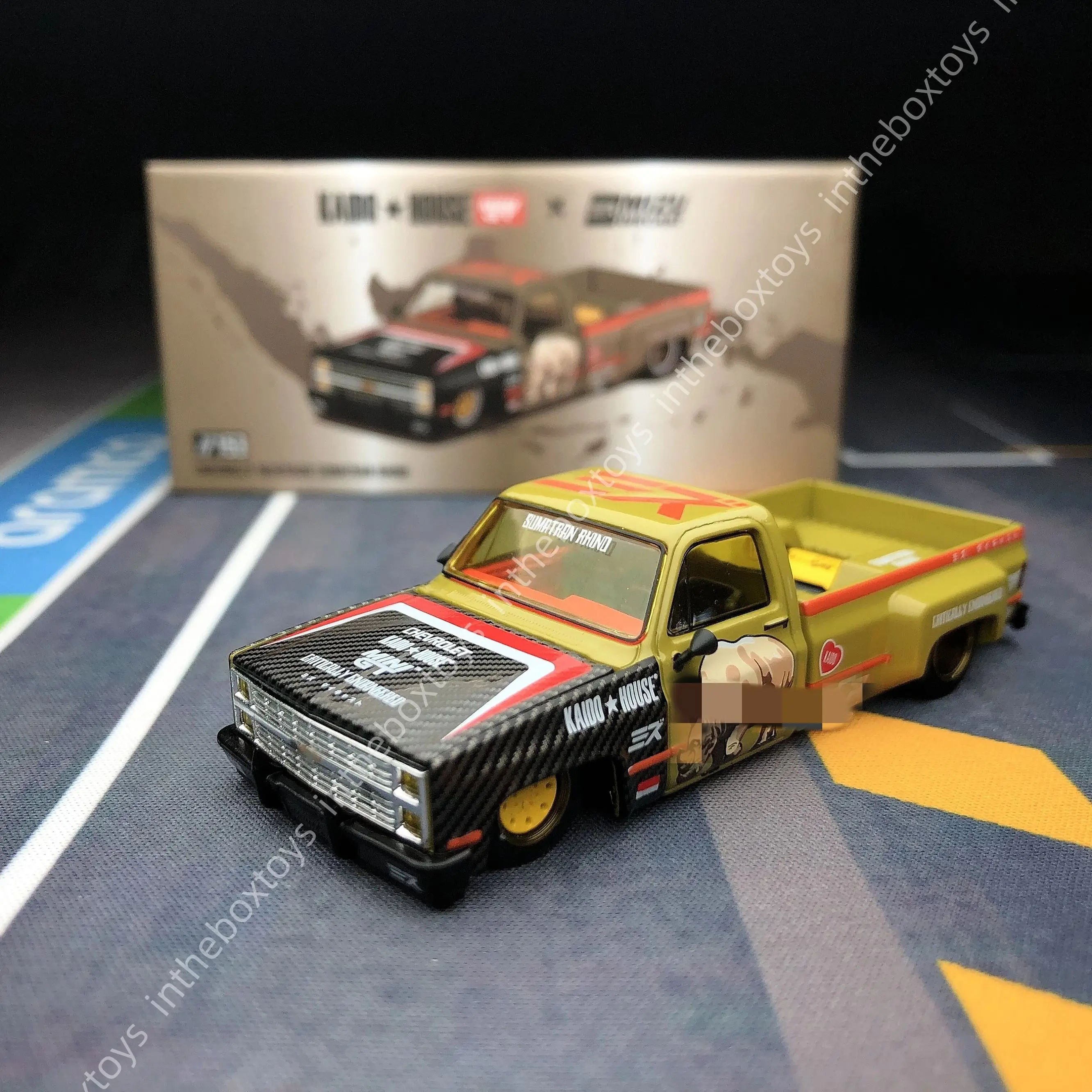 

intheBox Kaido House 153 Silverado Sumatran Rhino Diecast Model Car Collection Limited Edition Hobby Toys