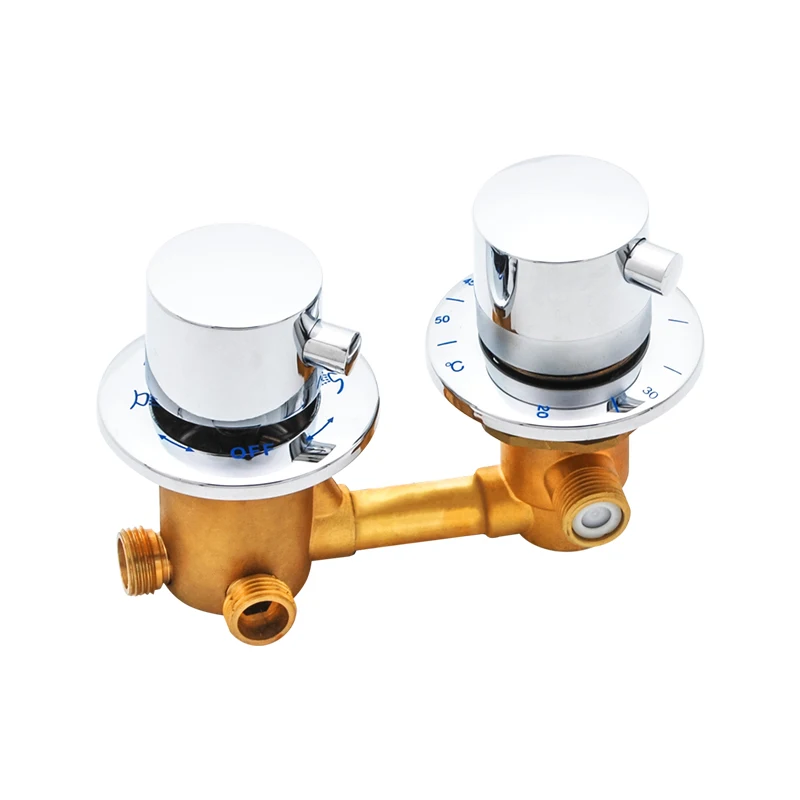 

Integral shower room faucet accessories hot and cold water constant temperature intelligent switch conversion mixing valve bathr