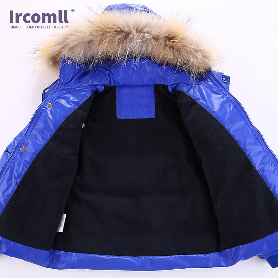 Ircomll Set di abbigliamento invernale per bambini Russia di alta qualità in cotone spesso, impermeabile, antivento, per bambini, abbigliamento da