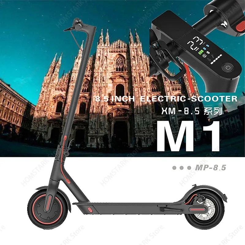 Aluminum Alloy Folding Electric Scooter, 8.5 Inch Tire Adult E‑Scooter for Urban Commute Daily Travel Transport Accessory