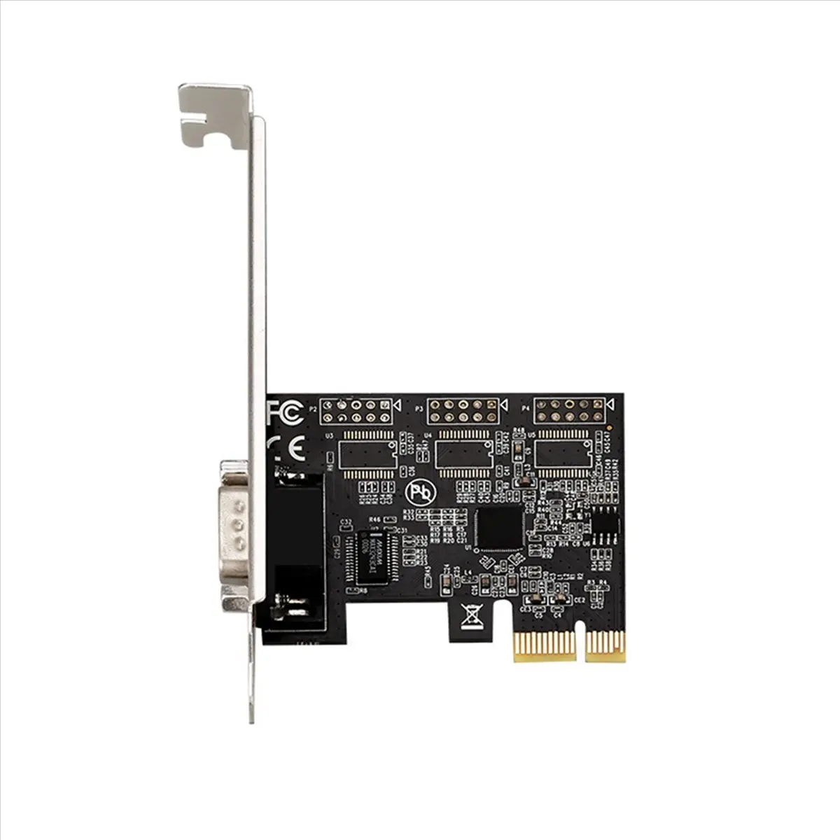 

Карта-адаптер A75T 5X PCIe X1 для последовательного порта RS232, промышленная плата расширения для компьютеров, адаптер PCI-E для последовательных портов