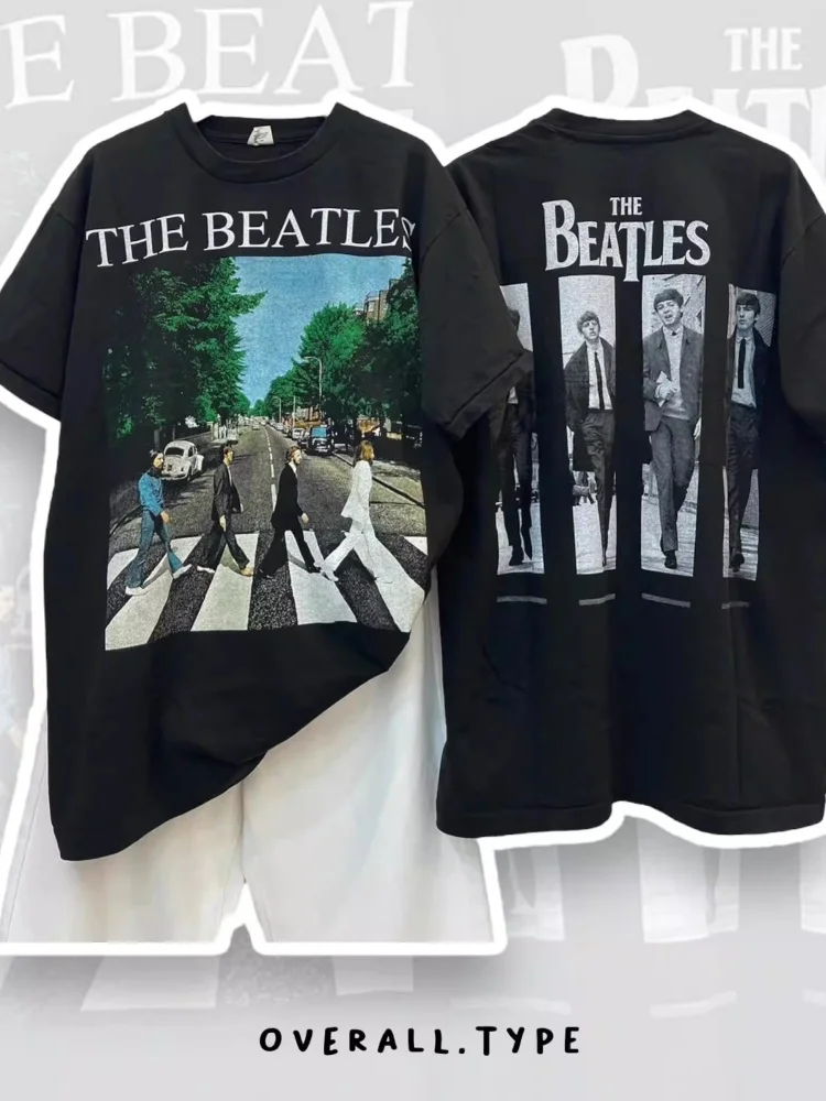 100% puro cotone arte astratta stile realistico popolare neutro creativo fotografia di strada t-shirt a maniche corte uomo donna allentata