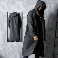 EVA Unisex Reusable Raincoat – Full-Body Waterproof & Transparent Protection Perfect for Urban & Outdoor Adventures