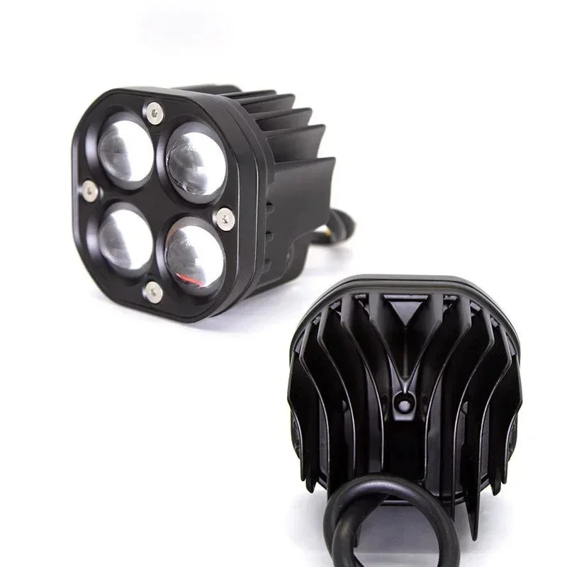 For Off-Road Vehicles Four-Leaf Clover-Shaped Spotlights with White-Yellow Lenses 40W LED Work Light External Headlight hot sell