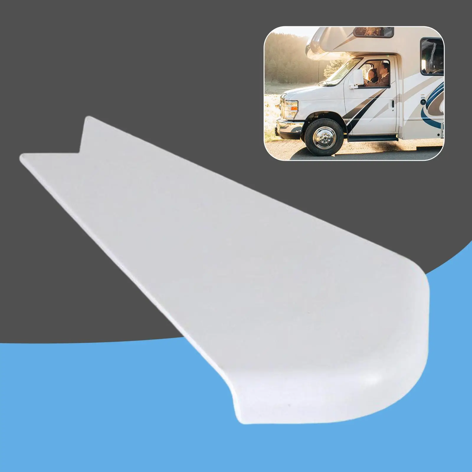 Camper RV Straight Slide Out Corner Cover to Soften Sharp Corners - Can be