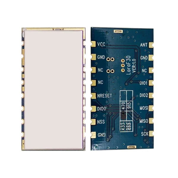 Imagem -02 - Transmissor e Receptor Lora Segundos 27dbm Sx1276 Tamanho Pequeno 6km 915mhz Alta Potência 500mw de Longo Alcance