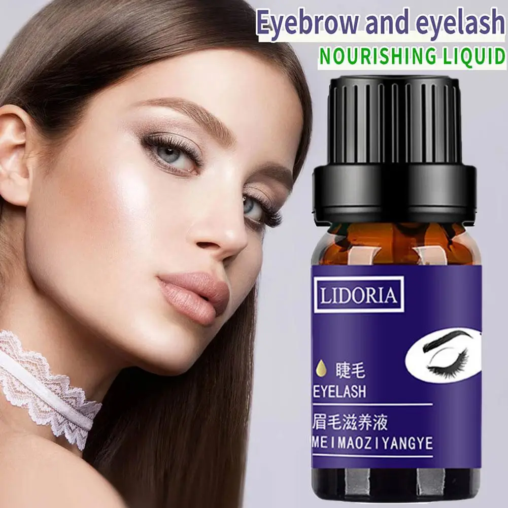 Suero para el crecimiento de pestañas y cejas, previene el crecimiento rápido del cabello, potenciador más largo, maquillaje, 10ml, cuidado más grueso para la pérdida, mayor Lashe G2g4